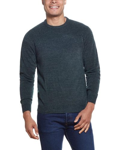Weatherproof Long Sleeve Cozy Crewneck Sweater - Blue