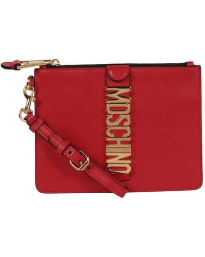 Moschino Couture Biker Pouch - Red