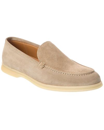 Alfonsi Milano Suede Loafer - White