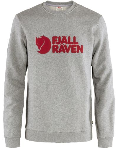 Fjallraven Crew Neck Graphic Sweatshirt - Gray