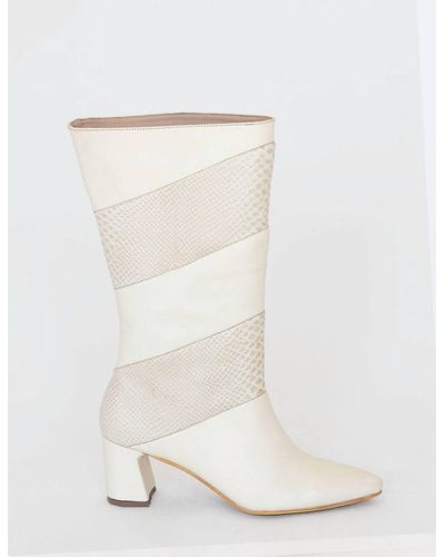 Stivali New York Elea Heeled Boots - White