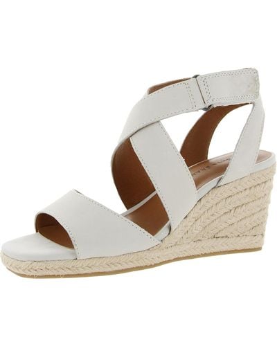 Lucky Brand Mendona Ankle Strap Heeled Espadrilles - Brown