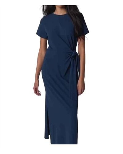 Nation Ltd Lavi Tied T-shirt Dress - Blue