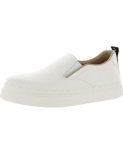 Chloé Lauren Platforms Lifestyle Slip-on Sneakers - White