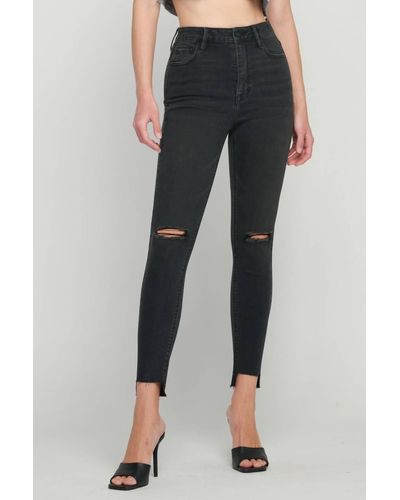 Hidden Jeans Taylor High Rise Crop Skinny Jeans - Black