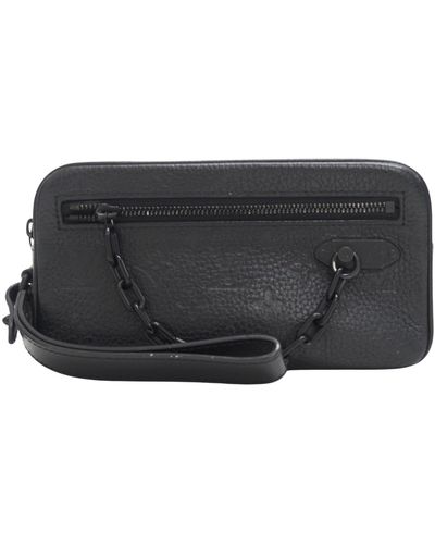 Louis Vuitton Volga Leather Clutch Bag (pre-owned) - Black