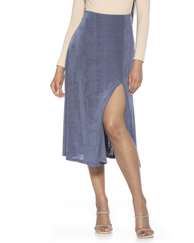 Alexia Admor Midi Skirt - Blue