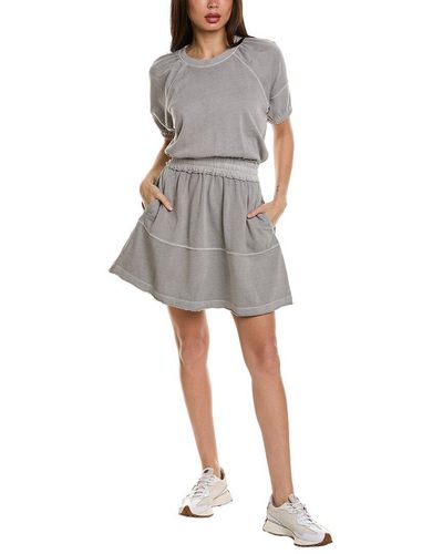Grey State Mini Dress - Gray