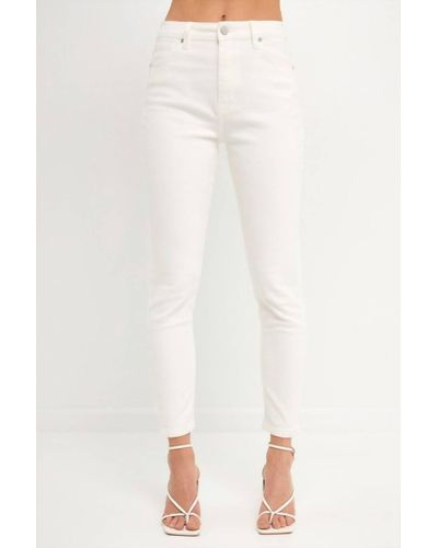 English Factory Skinny Jeans - White