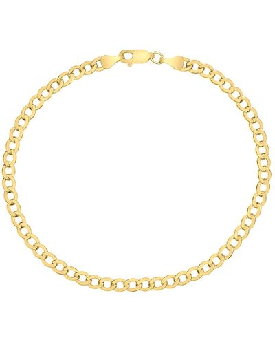 Monary 14k Gold Filled 4.1mm Curb Link Bracelet - Metallic