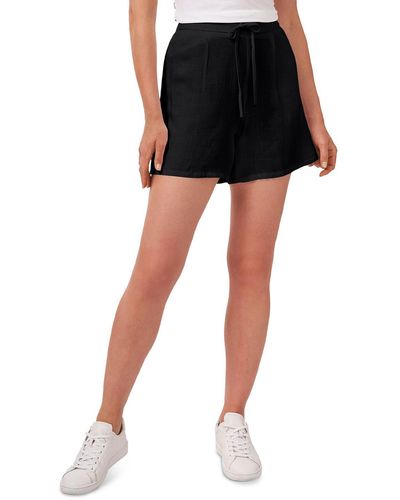 Riley & Rae Drawstring Pocket Casual Shorts - Black
