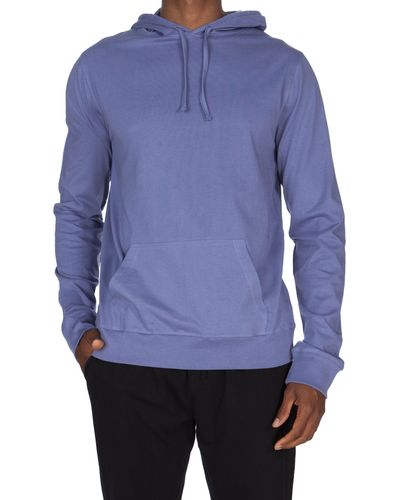 Unsimply Stitched Super Soft Pullover Hoodie - Blue