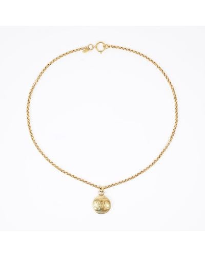 Chanel Coco Mark 2 9 Necklace Plated - Metallic