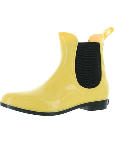 Seven7 Dover Ankle Pull On Rain Boots - Yellow