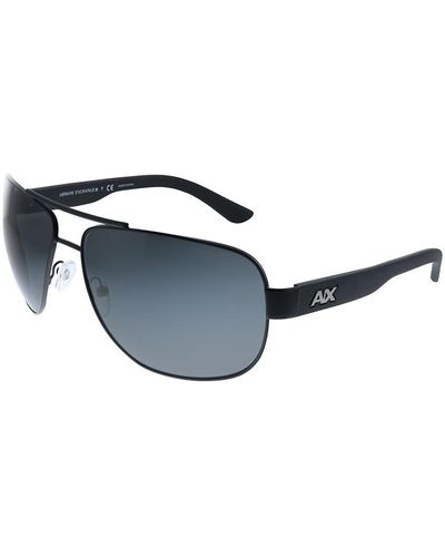 Armani Exchange Ax 2012s 606387 Aviator Sunglasses - Blue