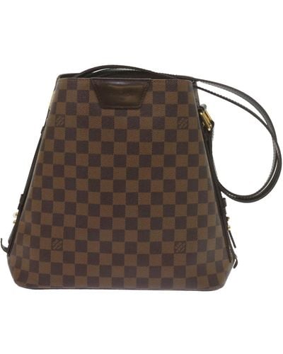 Louis Vuitton Cabas Rivington Canvas Shoulder Bag (pre-owned) - Brown