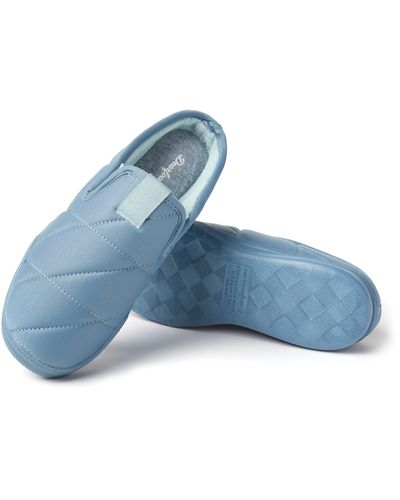 Dearfoams Kali Water Resistant Lightweight Eva Spandex Clog - Blue
