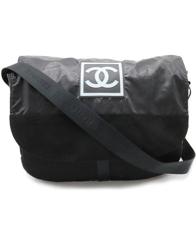 Chanel Rubber Shoulder Bag (pre-owned) - Black
