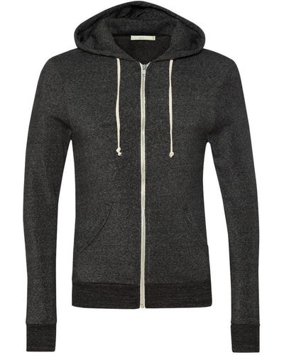 Alternative Apparel Rocky Eco-fleece Full-zip Hooded Sweatshirt - Black