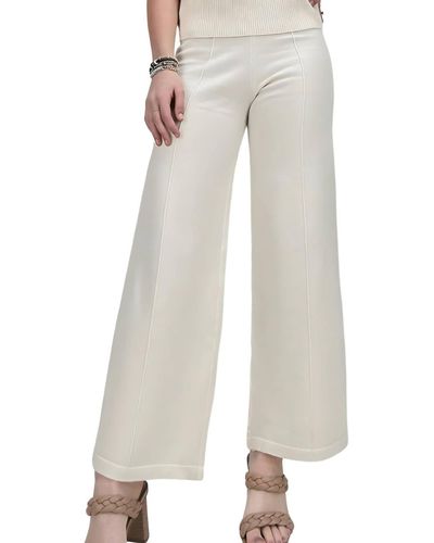 Skies Are Blue Ruby Wide Leg Pants - White