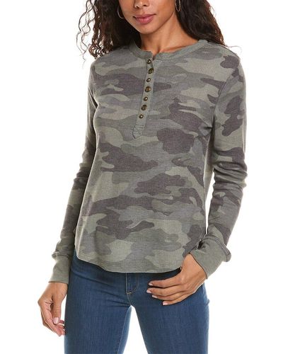 Beach Lunch Lounge Beachlunchlounge Tonia Thermal Top - Gray