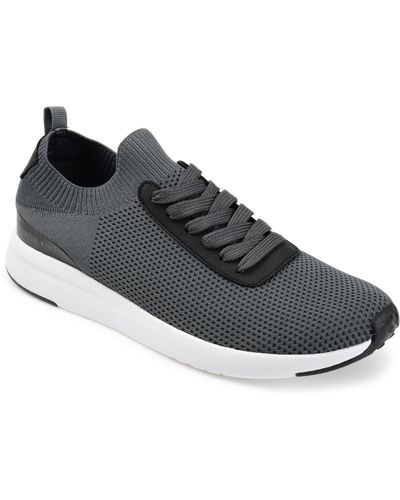 Vance Co. Grady Casual Knit Walking Sneaker - Black