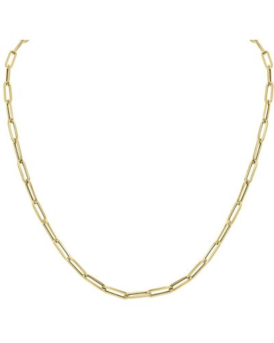 Monary 10k Gold 4.2mm Lite Paperclip Chain - Metallic