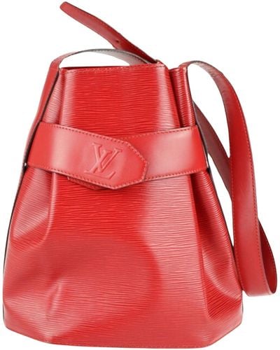 Louis Vuitton Sac D'épaule Leather Shoulder Bag (pre-owned) - Red