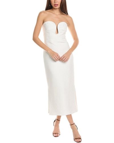 Alexis Romani Midi Dress - White