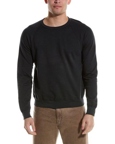 Save Khaki Fleece Crewneck Sweatshirt - Black