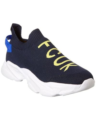 French Connection Camden Knit Sneaker - Blue