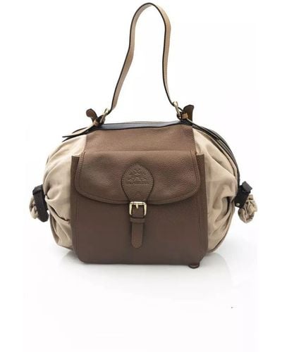 La Martina Elegant Leather Backpack - Brown
