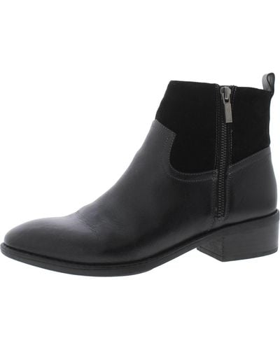Comfortiva Carter Pointed Toe Casual Ankle Boots - Black