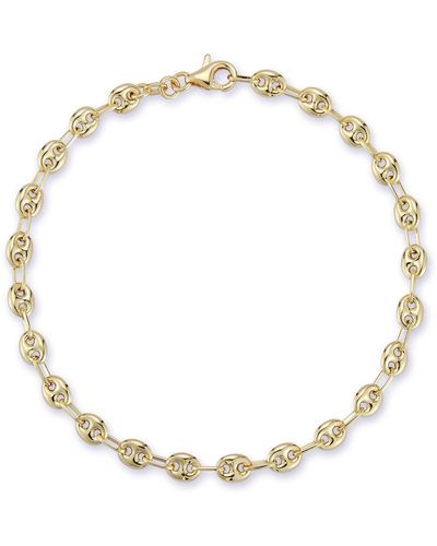 Ember Fine Jewelry 14k Italian Marine Link Bracelet - Metallic