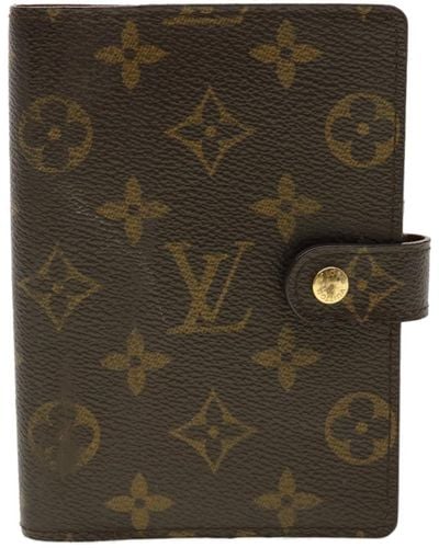 Louis Vuitton Agenda Cover Canvas Wallet (pre-owned) - Green