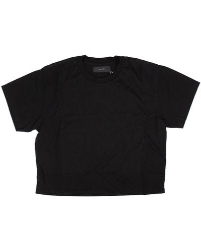 Amiri Slash Cotton T-shirt - Black