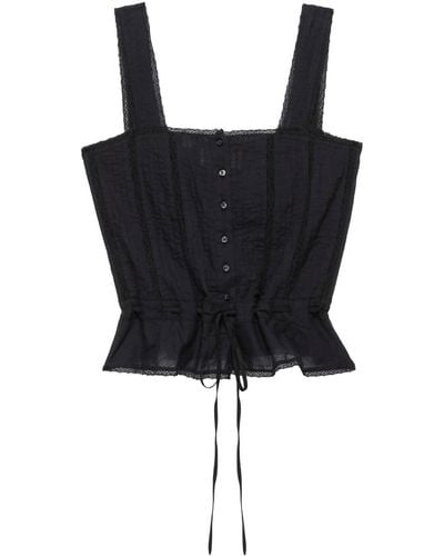 The Great The Victorian Cami Top - Black