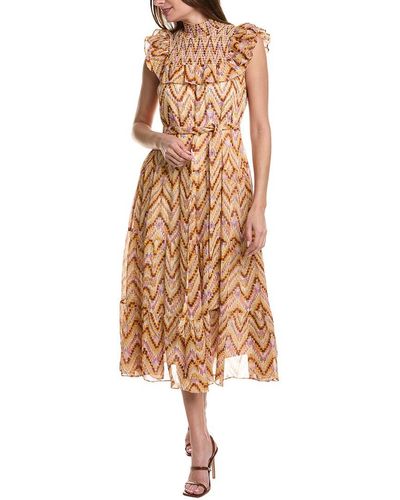 Likely Levine Midi Dress - Natural