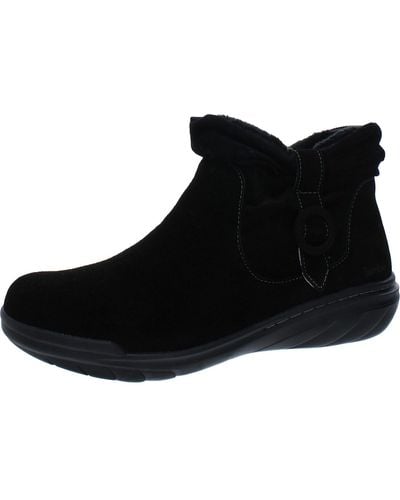 Jambu Hickory Suede Ankle Winter & Snow Boots - Black