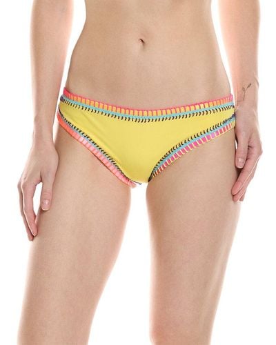 Platinum inspired by Solange Ferrarini Bikini Bottom - Yellow