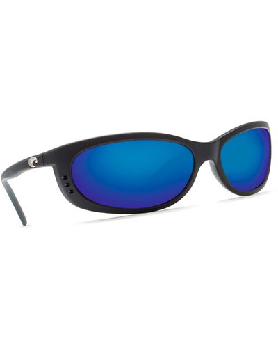 Costa Del Mar Fathom Fa 11 Obmglp Oval Polarized Sunglasses - Blue