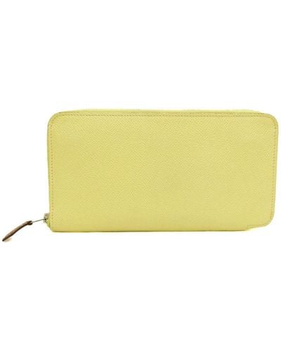 Hermès Azap Leather Wallet (pre-owned) - Yellow