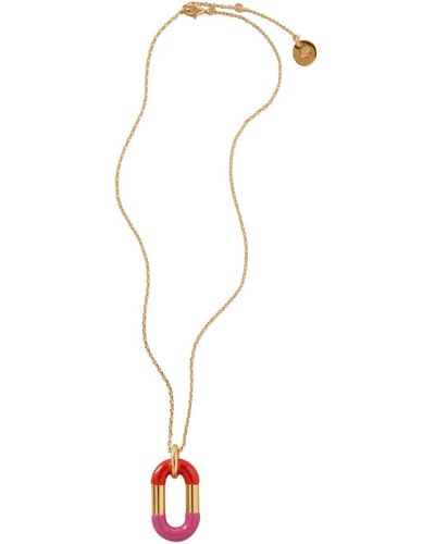 Mulberry Chain Link Necklace - White