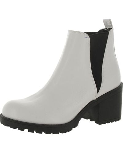 Dirty Laundry Lita Patent Chelsea Boots - Gray