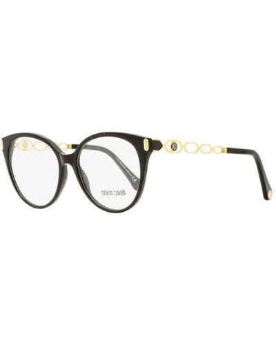 Roberto Cavalli Oval Eyeglasses Rc5112 Black/gold 53mm