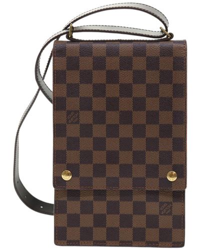 Louis Vuitton Portobello Canvas Shoulder Bag (pre-owned) - Brown