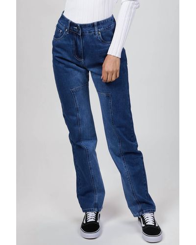Wynn Hamlyn Panel Denim Jeans - Blue