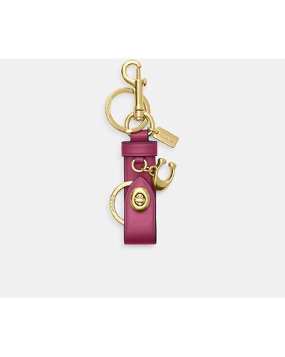 Coach Key holder with logo, Women's Accessories