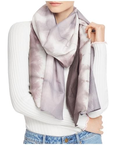 Eileen Fisher Luna Organic Cotton Silk Scarf - Gray