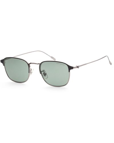 Montblanc Montblanc 50mm Ruthenium Sunglasses Mb0189s-002-50 - Gray
